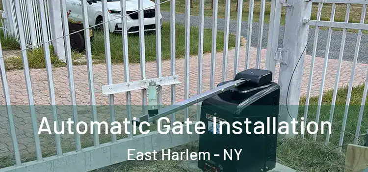  Automatic Gate Installation East Harlem - NY