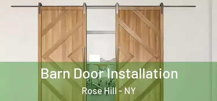 Barn Door Installation Rose Hill - NY