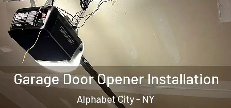  Garage Door Opener Installation Alphabet City - NY