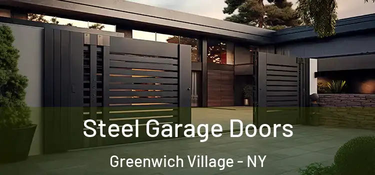  Steel Garage Doors Greenwich Village - NY